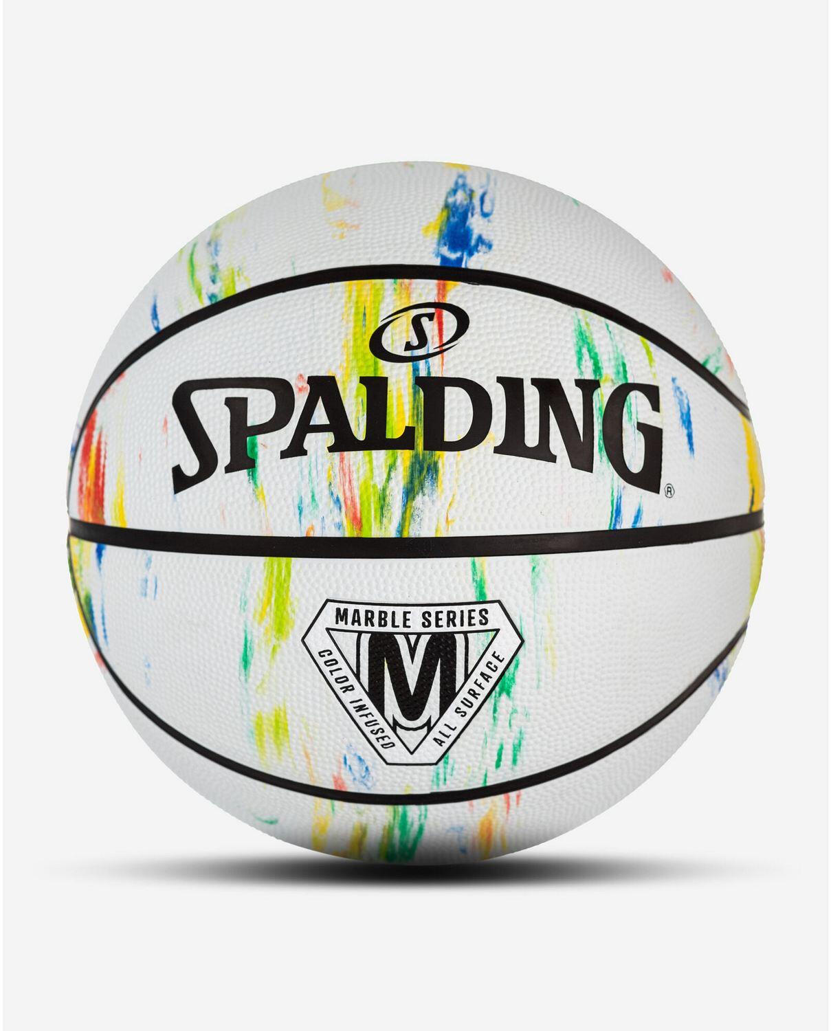 SPALDING Basketbal Outdoor Marble Series Rubber WIT