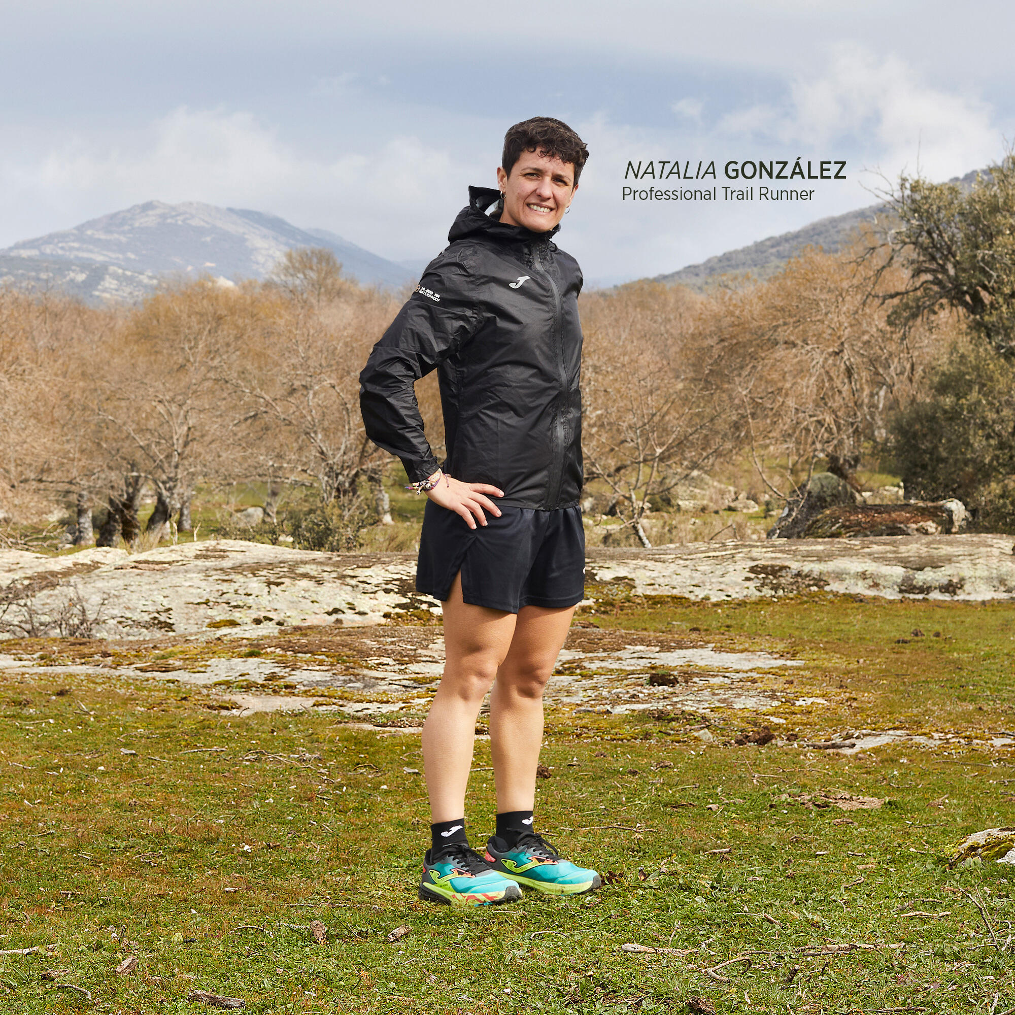 Chubasquero Trail Mujer Joma R-City London Negro JOMA Decathlon