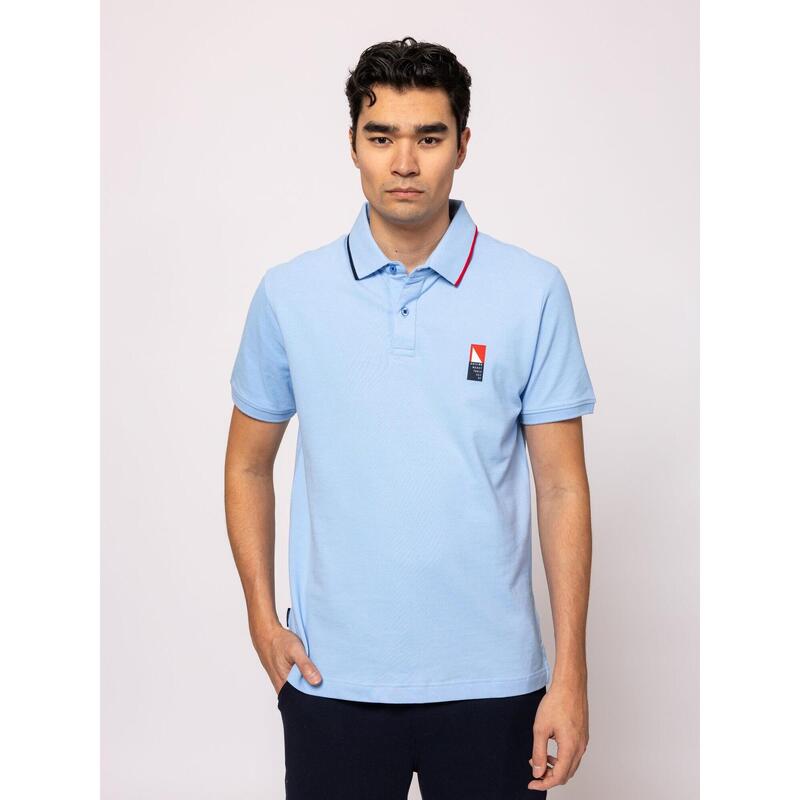 Tricou cu mânecă scurtă, cu guler, pentru bărbați DARIEN