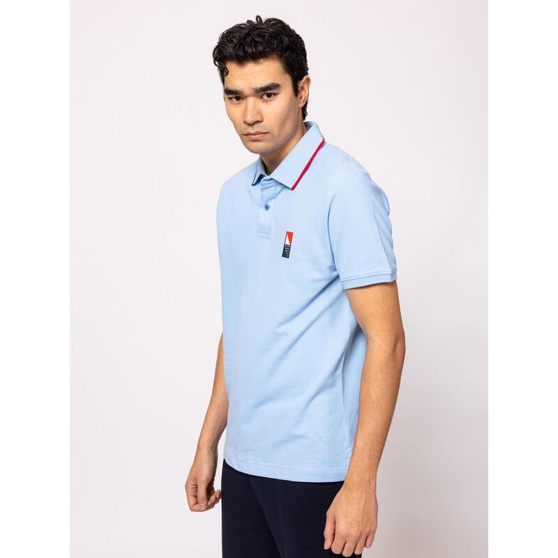 Tricou cu mânecă scurtă, cu guler, pentru bărbați DARIEN