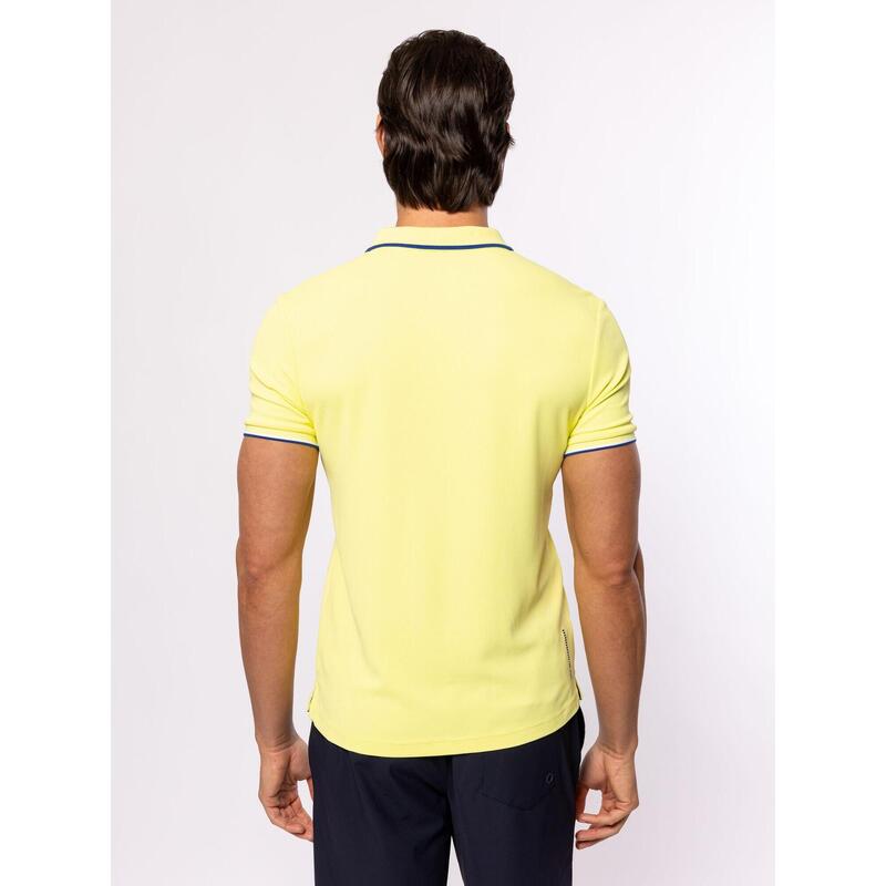 Tricou cu mânecă scurtă, cu guler, pentru bărbați DERMOS25