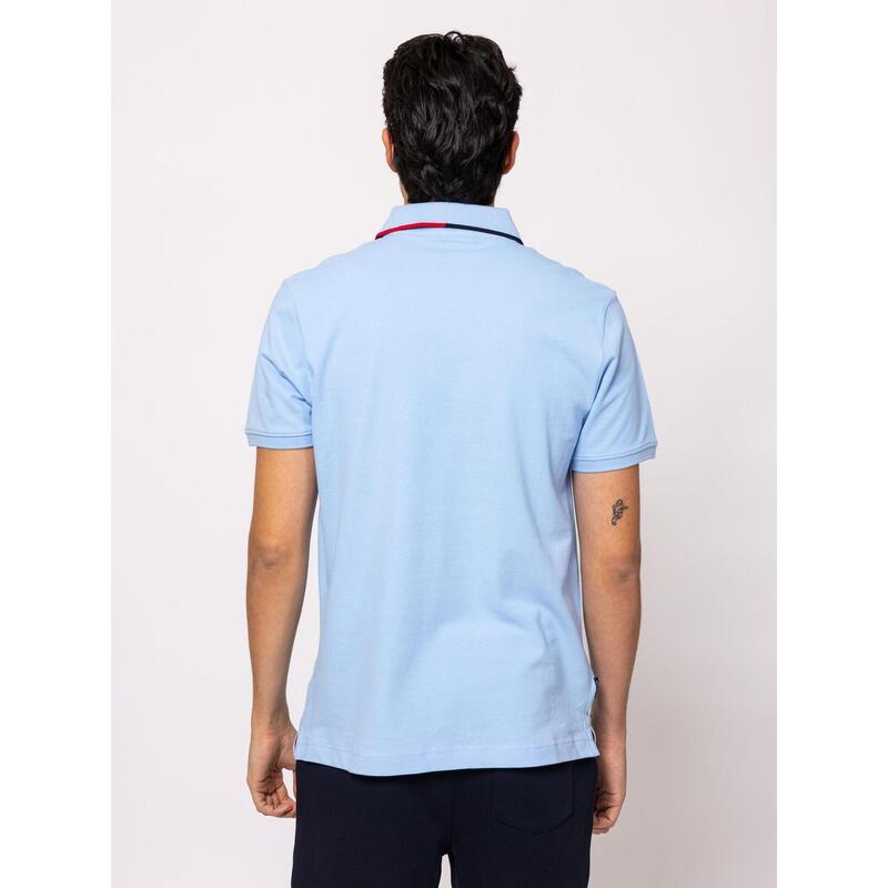 Tricou cu mânecă scurtă, cu guler, pentru bărbați DARIEN