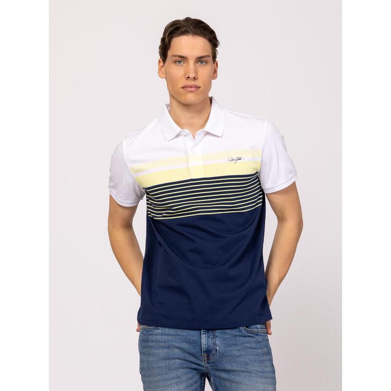 Tricou cu mânecă scurtă, cu guler, pentru bărbați DURON