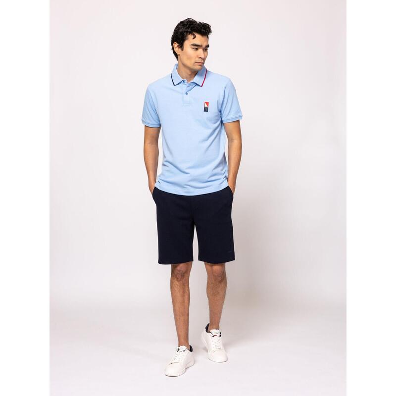 Tricou cu mânecă scurtă, cu guler, pentru bărbați DARIEN