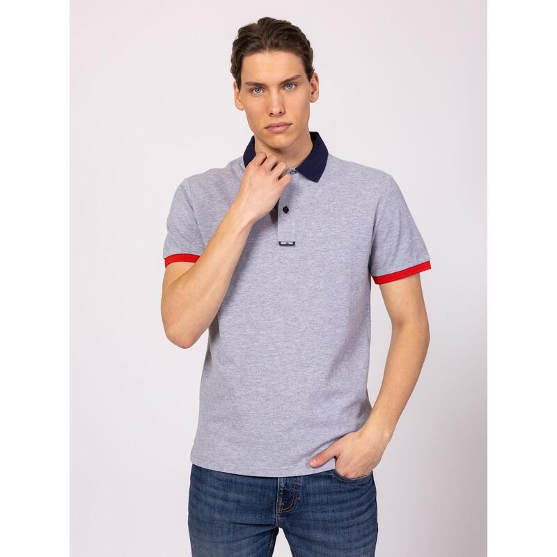 Tricou cu mânecă scurtă, cu guler, pentru bărbați DILSTON