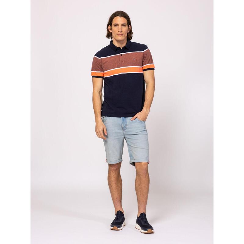 Tricou cu mânecă scurtă, cu guler, pentru bărbați DRIVER