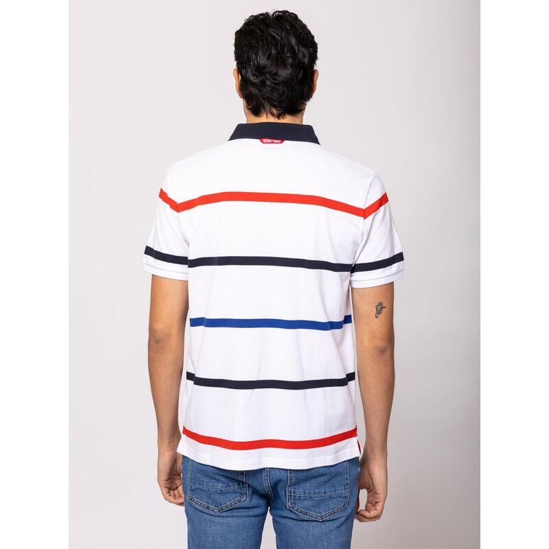 Tricou cu mânecă scurtă, cu guler, pentru bărbați DRES