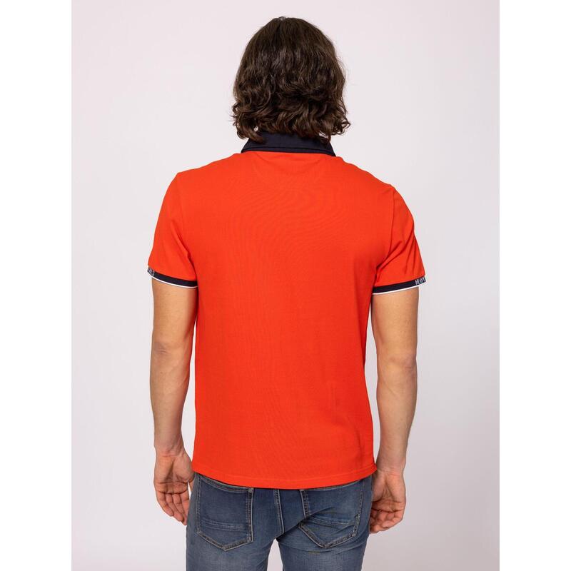 Tricou cu mânecă scurtă, cu guler, pentru bărbați DENTON