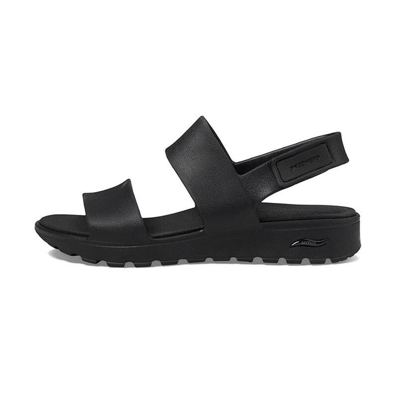 Sandalias Planas Mujer Skechers  Negro 2/5