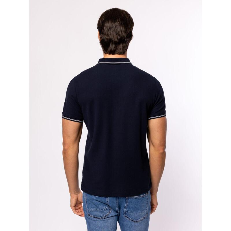 Tricou cu mânecă scurtă, cu guler, pentru bărbați DIVIDE
