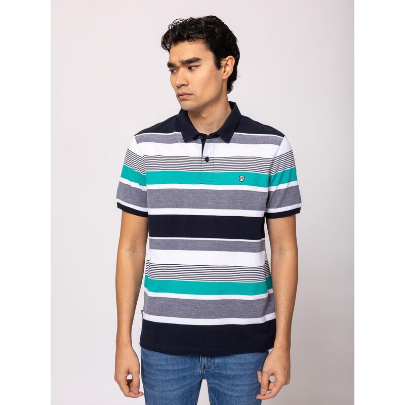 Tricou cu mânecă scurtă, cu guler, pentru bărbați DONDA