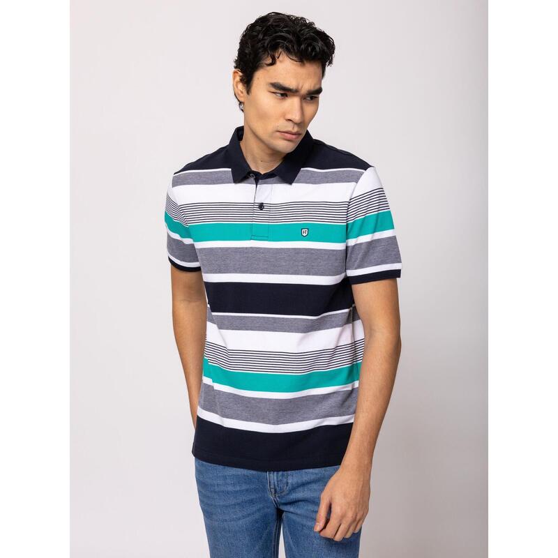 Tricou cu mânecă scurtă, cu guler, pentru bărbați DONDA