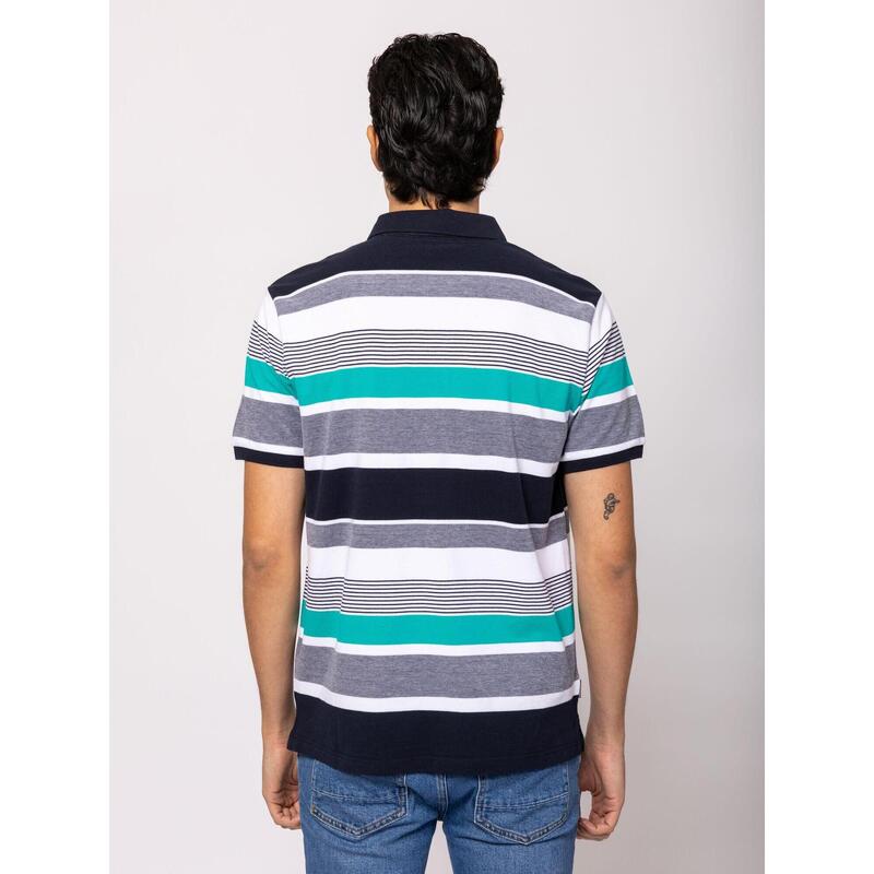 Tricou cu mânecă scurtă, cu guler, pentru bărbați DONDA