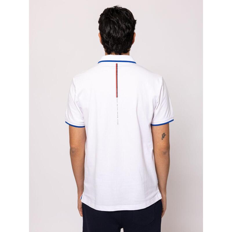 Tricou cu mânecă scurtă, cu guler, pentru bărbați DERNET