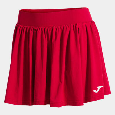 Joma Smash Damen-Tennisrock, Rot, Größe M