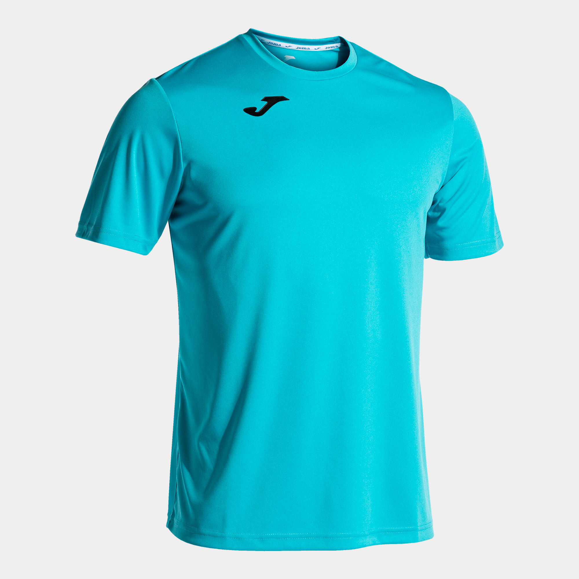 Joma - Maillot Manches Courtes Football Enfants Joma Combi Turquoise Fluo - T-shirt Manches Courtes - Bleu|vert - Decathlon