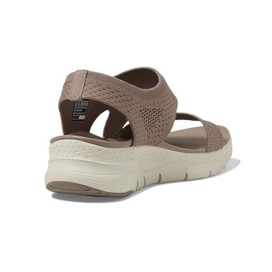 Sandalias Planas Mujer Skechers Marrón