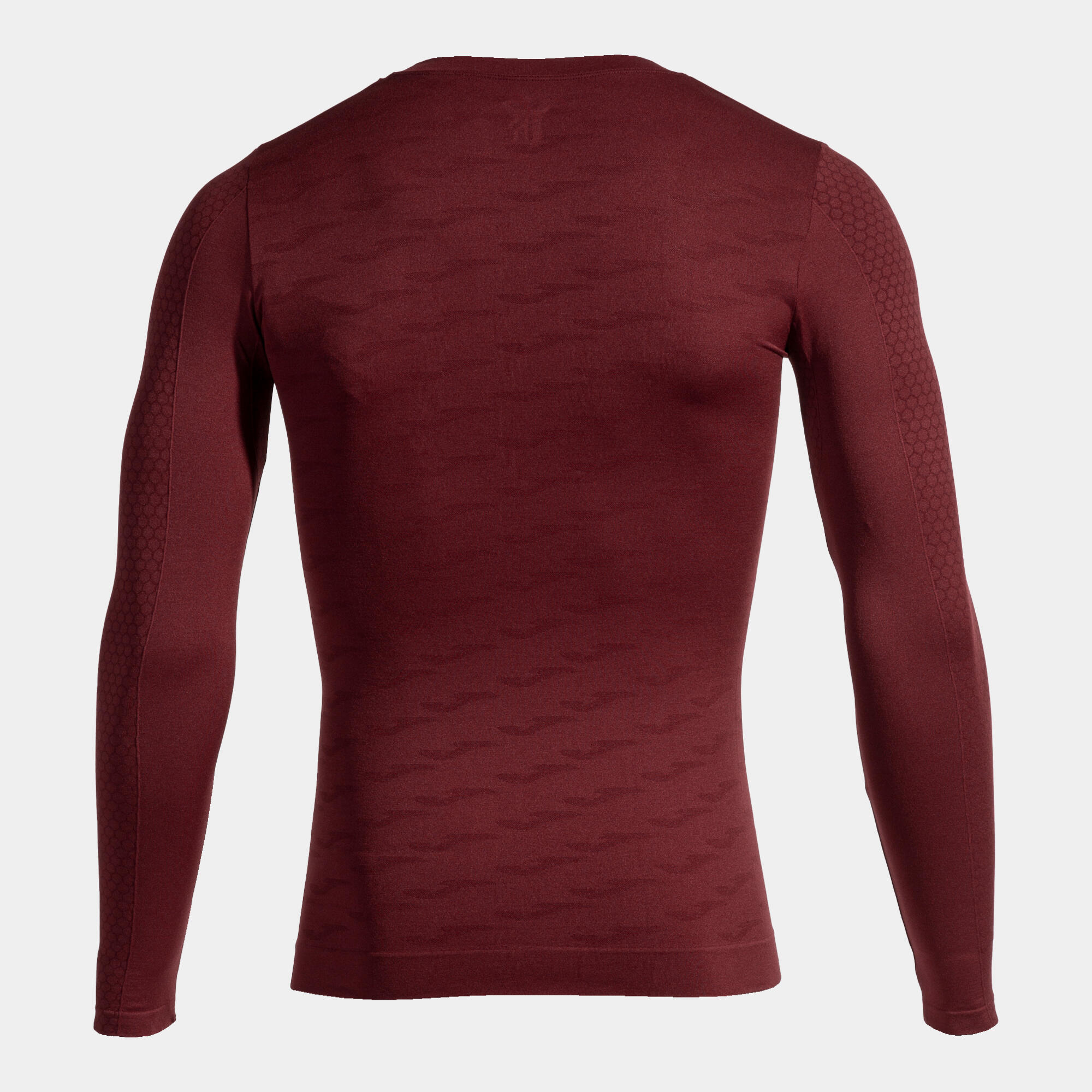 Camiseta Manga Larga Fútbol Hombre Joma Brama Classic Burdeos 2/5