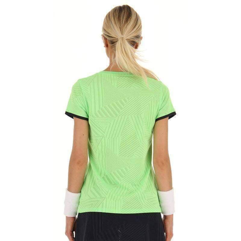 Camiseta Lotto Superrapida V Verde Manzana Mujer 3/5