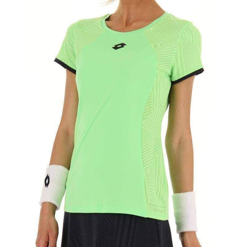 Camiseta Lotto Superrapida V Verde Manzana Mujer 2/5
