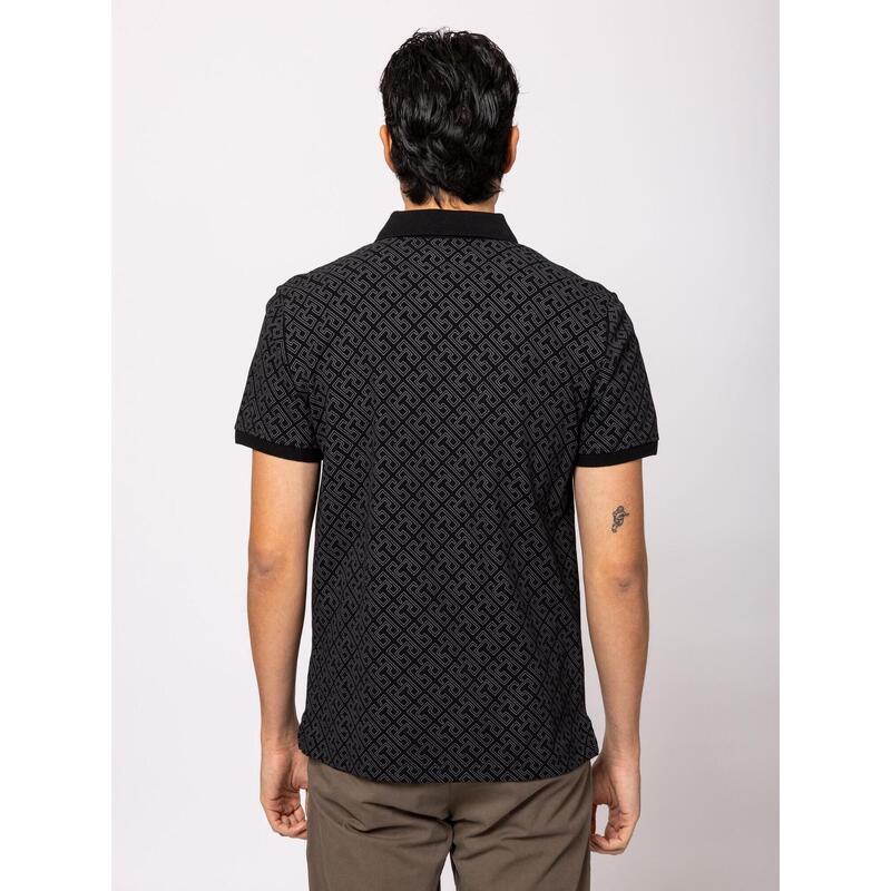 Tricou cu mânecă scurtă, cu guler, pentru bărbați DYNASTY