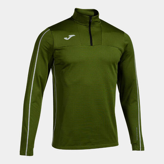 Sweat-Shirt Running Homme Joma R-Trail Nature Kaki
