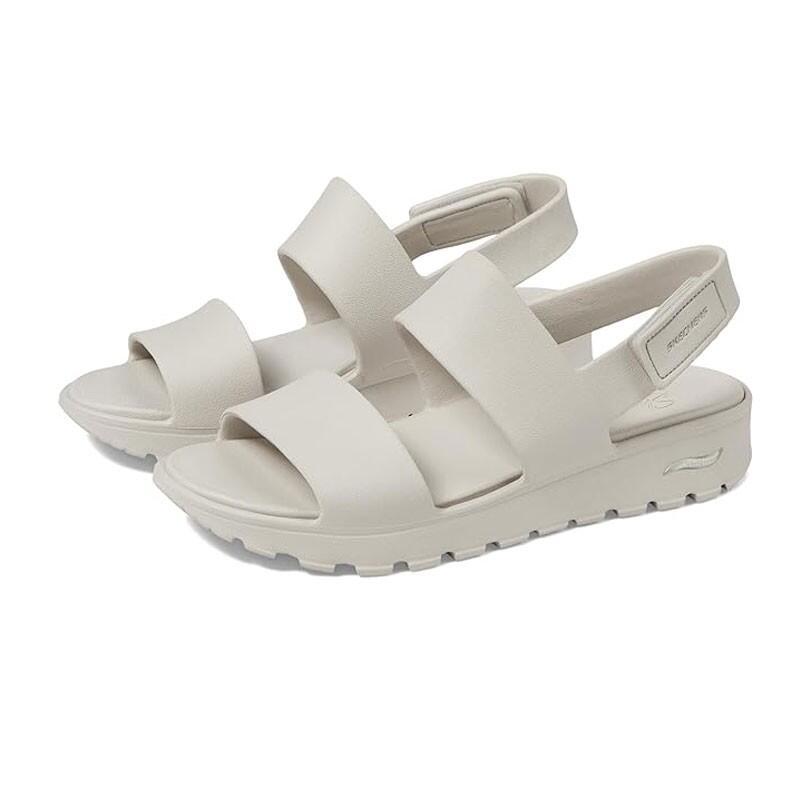 Sandalias Planas Mujer Skechers  Beige 4/5