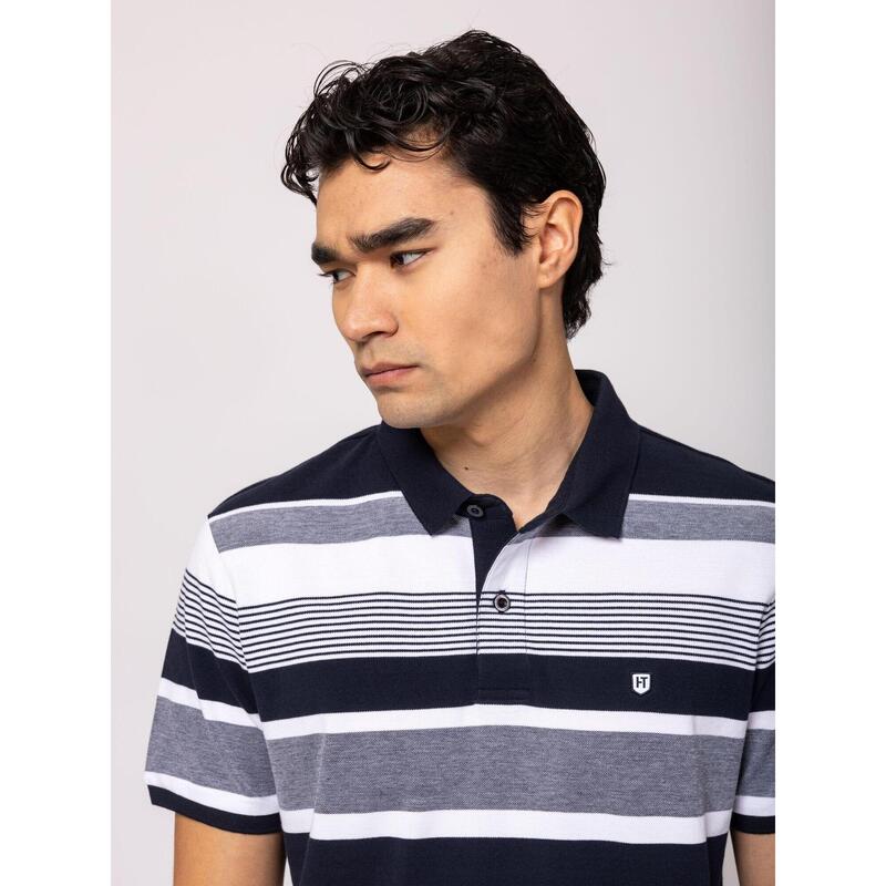 Tricou cu mânecă scurtă, cu guler, pentru bărbați DONDA