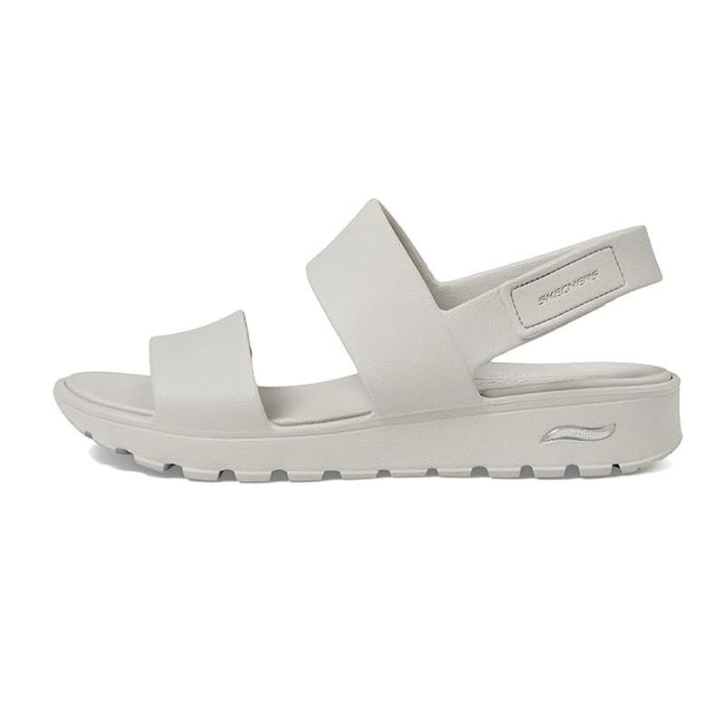 Sandalias Planas Mujer Skechers  Beige 2/5
