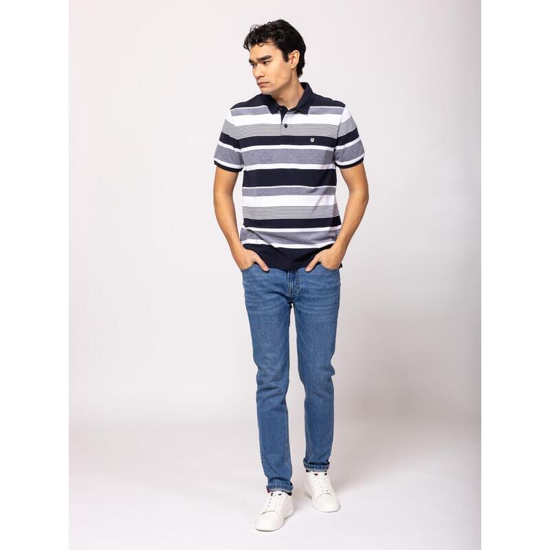 Tricou cu mânecă scurtă, cu guler, pentru bărbați DONDA