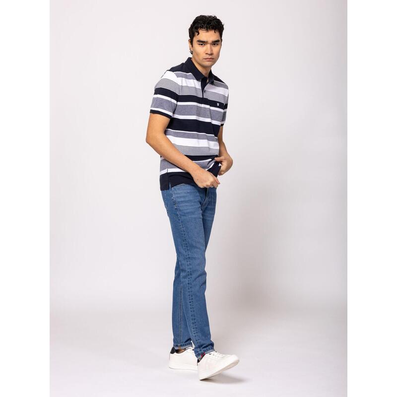 Tricou cu mânecă scurtă, cu guler, pentru bărbați DONDA