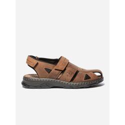 Sandales plates Homme - JOCELIN Marron