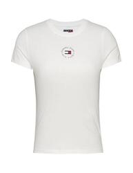 T-shirt pour femme Tommy Hilfiger Essential Slim Blanc