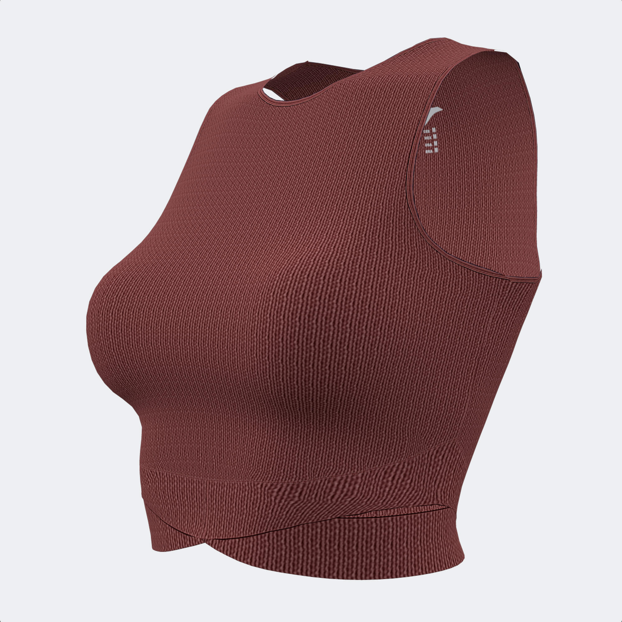 Top Fitness Mujer Joma Core Burdeos 2/5
