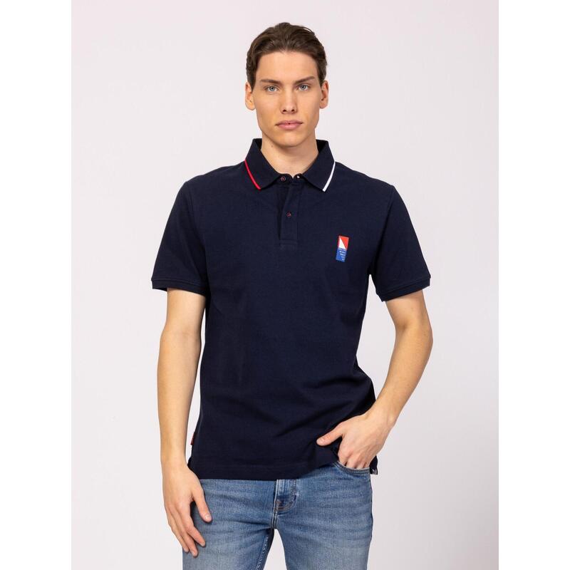 Tricou cu mânecă scurtă, cu guler, pentru bărbați DARIEN