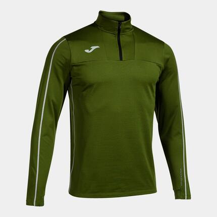 Sweat-Shirt Running Homme Joma R-Trail Nature Kaki