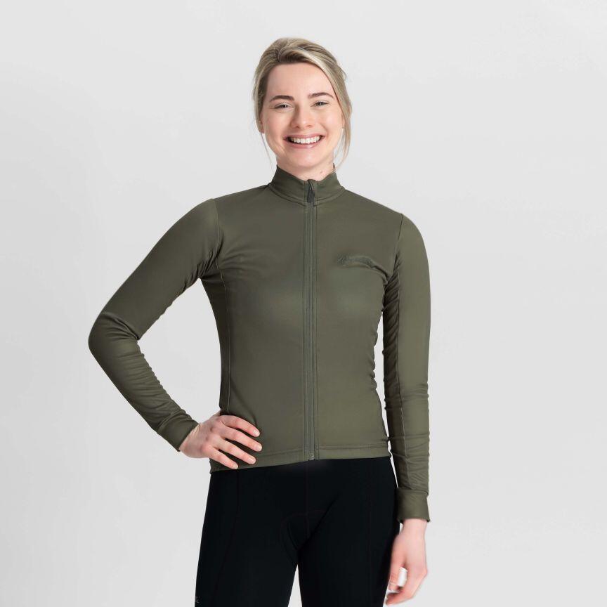 ROGELLI Radtrikot Langarm Damen - Core