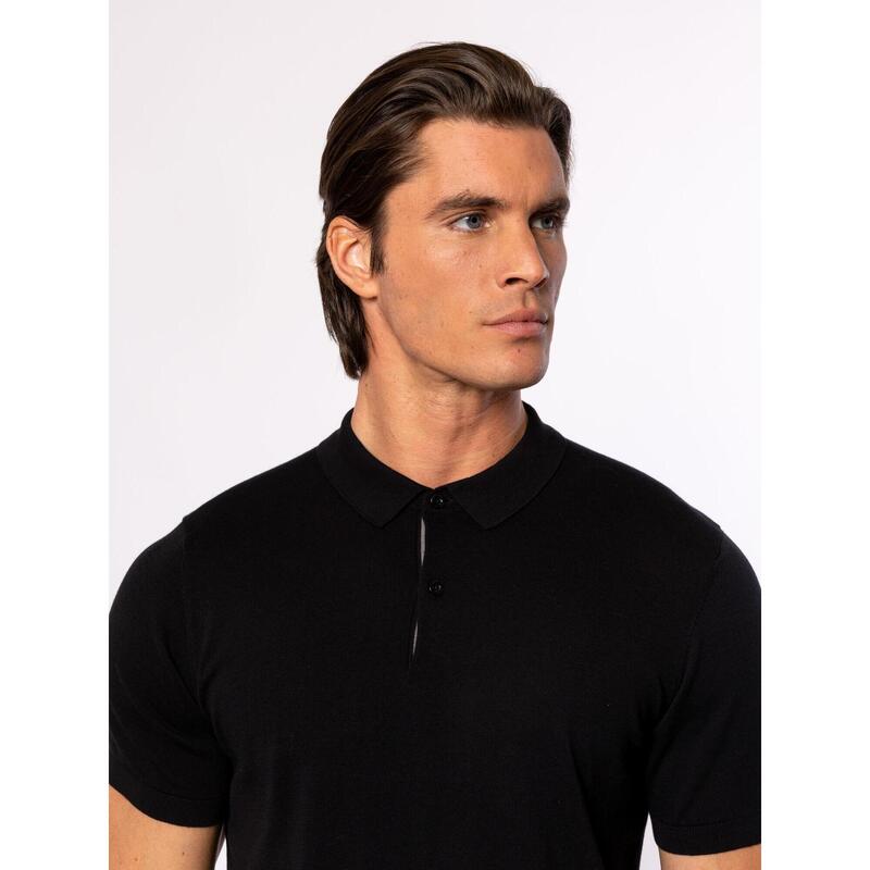 Tricou cu mânecă scurtă, cu guler, pentru bărbați DETROIT
