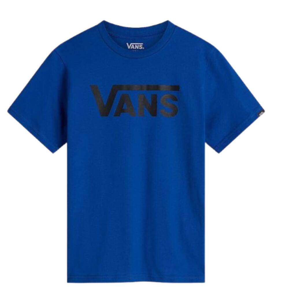 T-shirt clássica da vans para crianças vn000ivf7wm. Azul