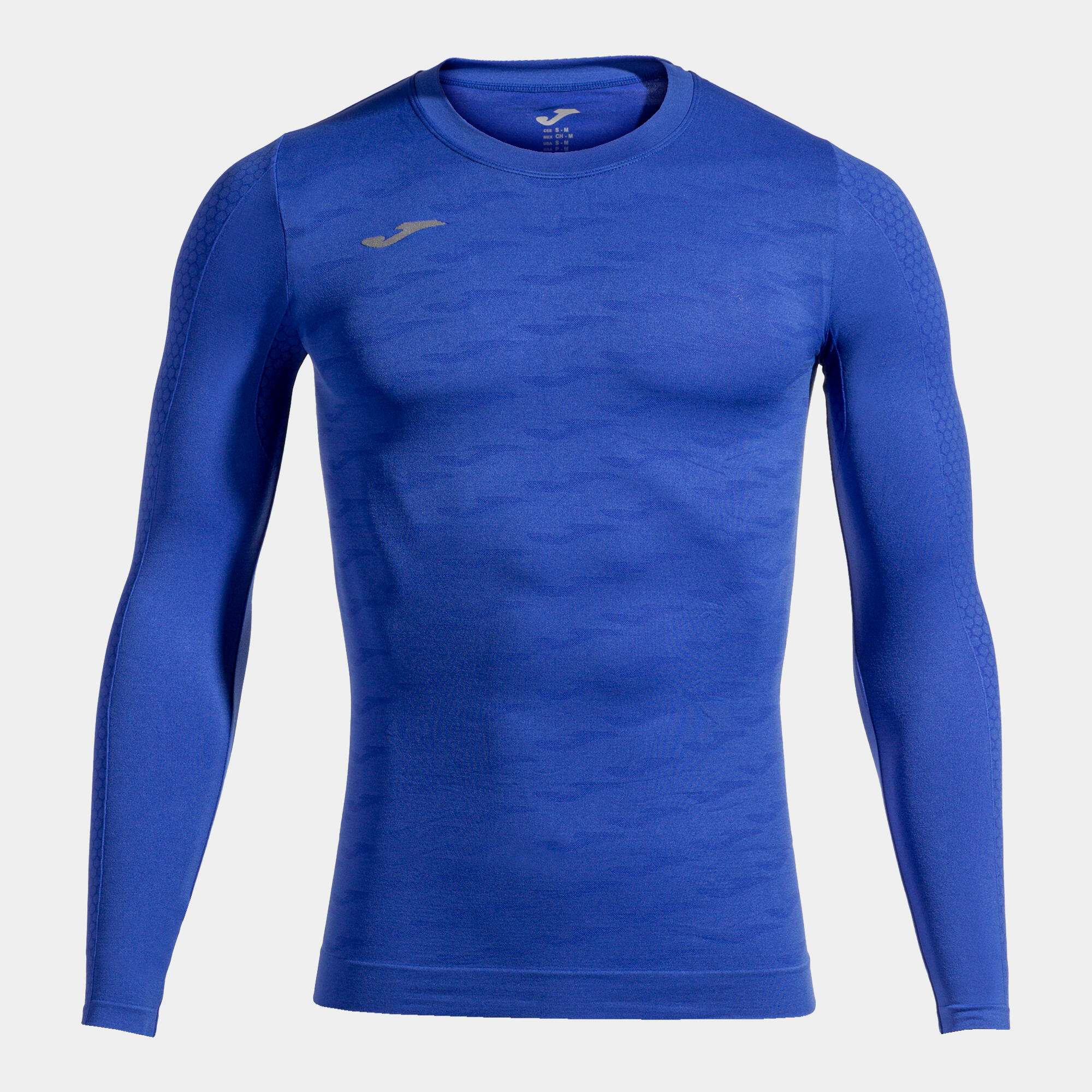 Camiseta Manga Larga Fútbol Hombre Joma Brama Classic Royal 4/7