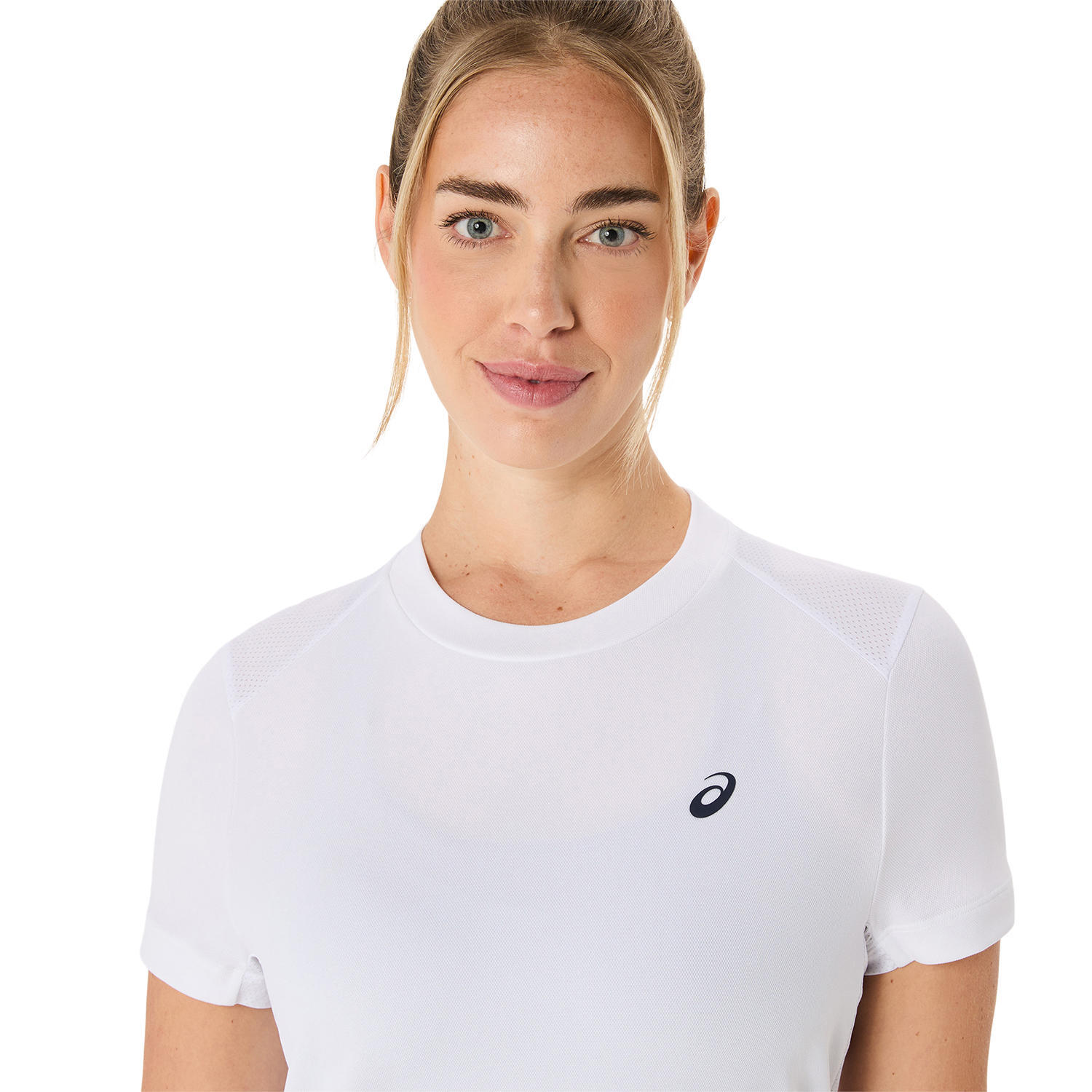 Court SS Top Damen Weiss 4/7