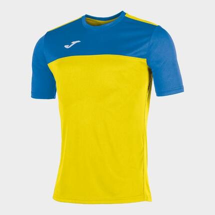 Maillot Manches Courtes Football Homme Joma Winner Jaune