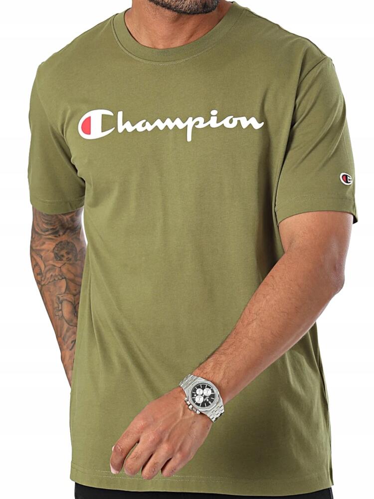 Champion SS T-Shirt für Herren - kurzärmelig, Standardlänge 3/5
