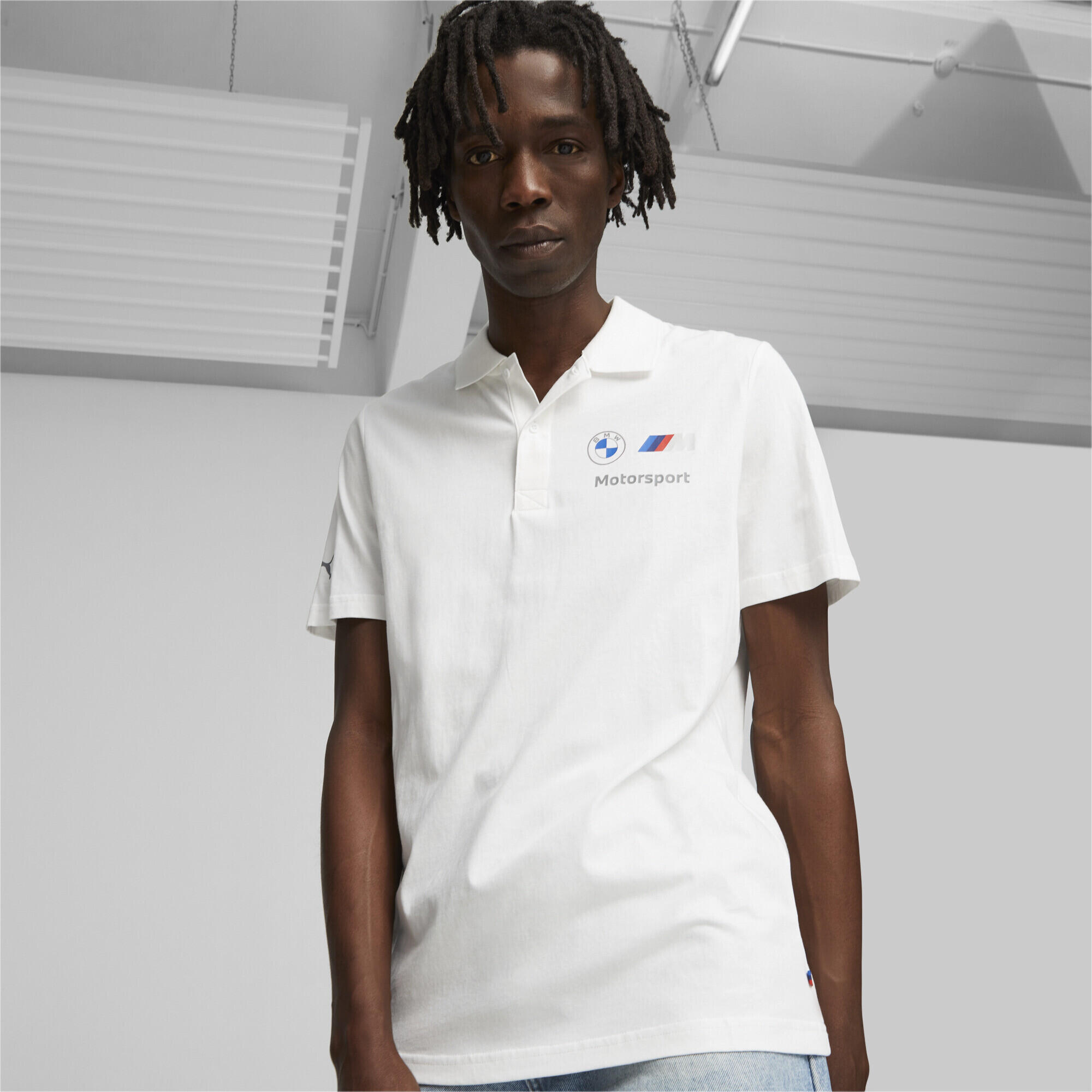 Puma - Polo Bmw M Motorsport Homme Puma - Polo Manches Courtes - Blanc - 42 M/l - Decathlon