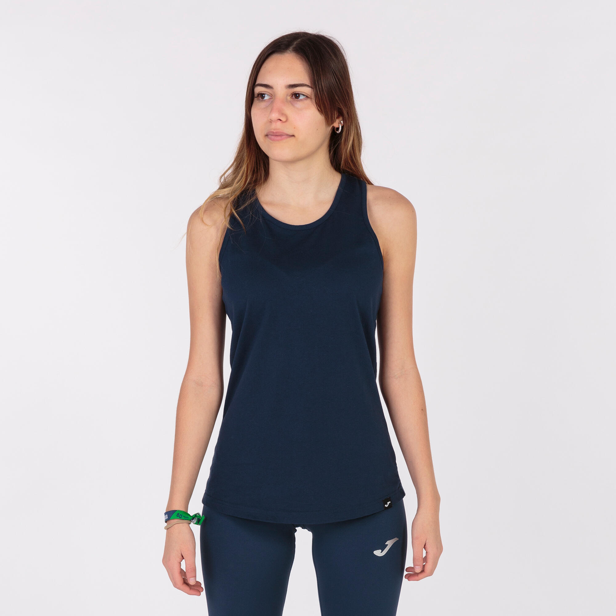 Camiseta Tirantes Fitness Niños Joma Oasis Marino 2/3