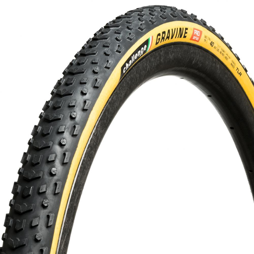 PNEU CHALLENGE GRAVINE PRO H-TLR CLINCHER 40-622 SW\/BRAUN 2/2
