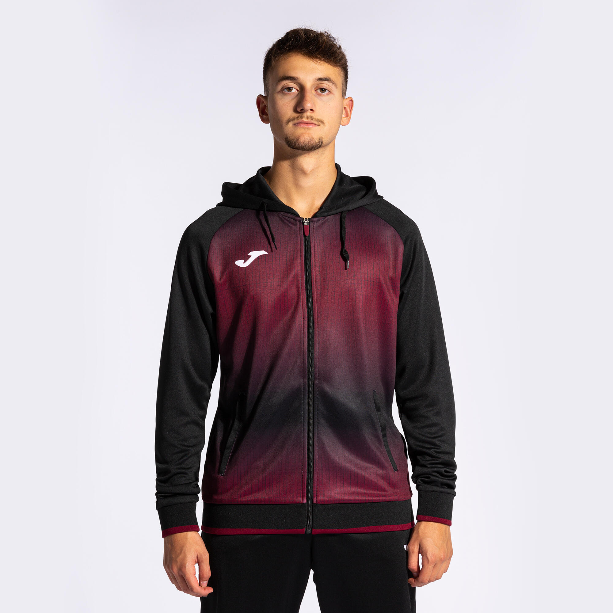 Chaqueta Con Capucha Fútbol Niños Joma Tiger V Negro 5/5