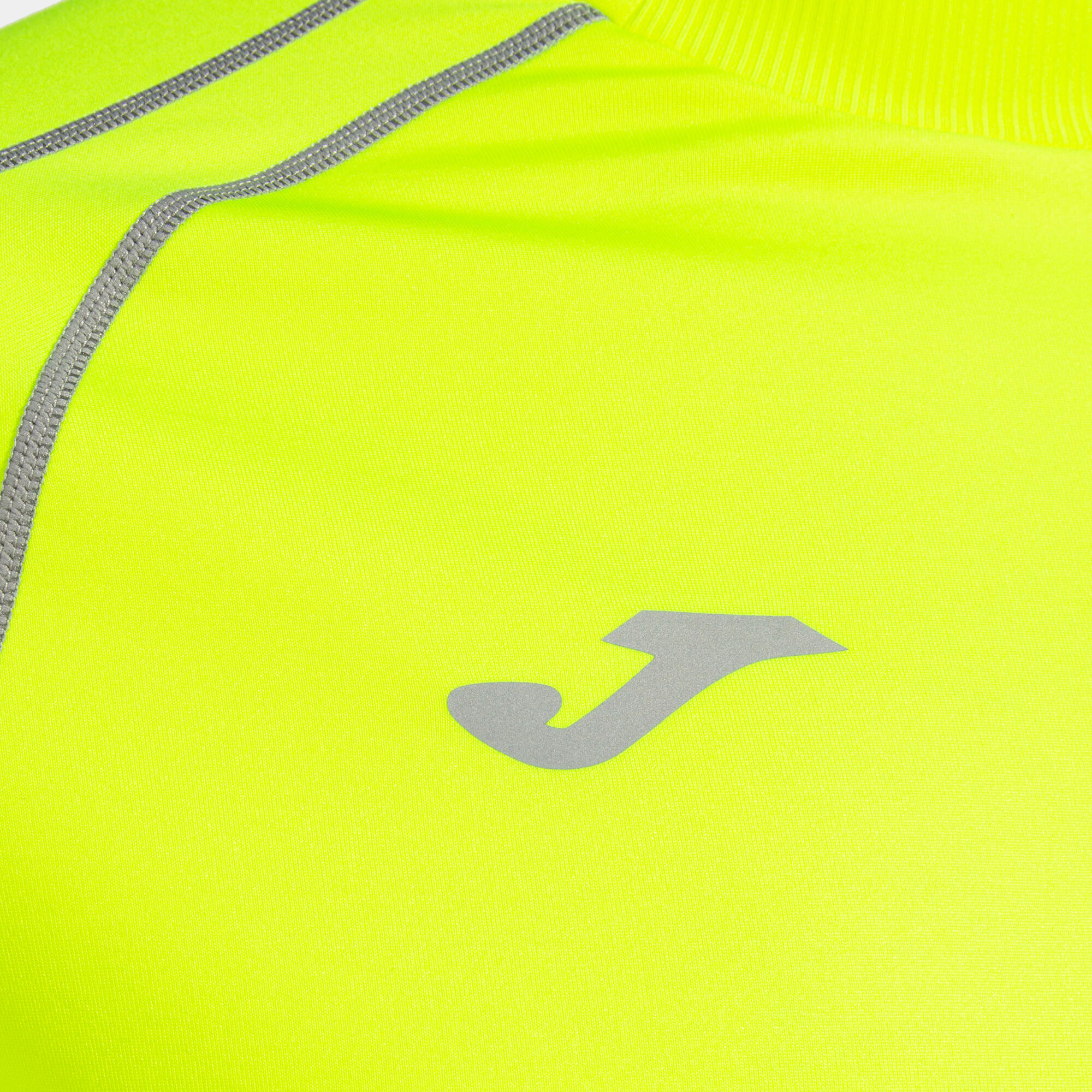 Sweat-Shirt Running Homme Joma R-City Jaune Fluo 3/5