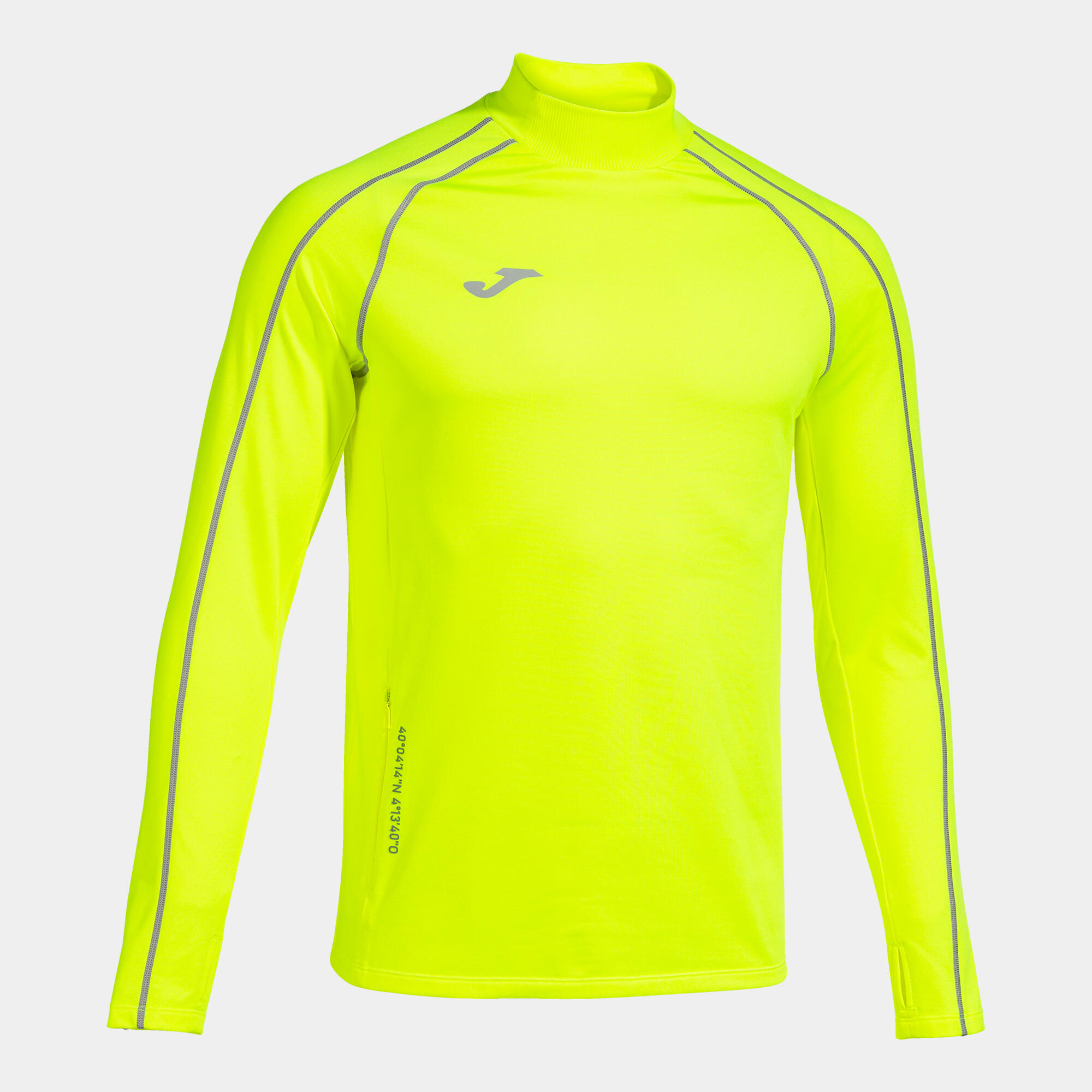 Sweat-Shirt Running Homme Joma R-City Jaune Fluo 1/5