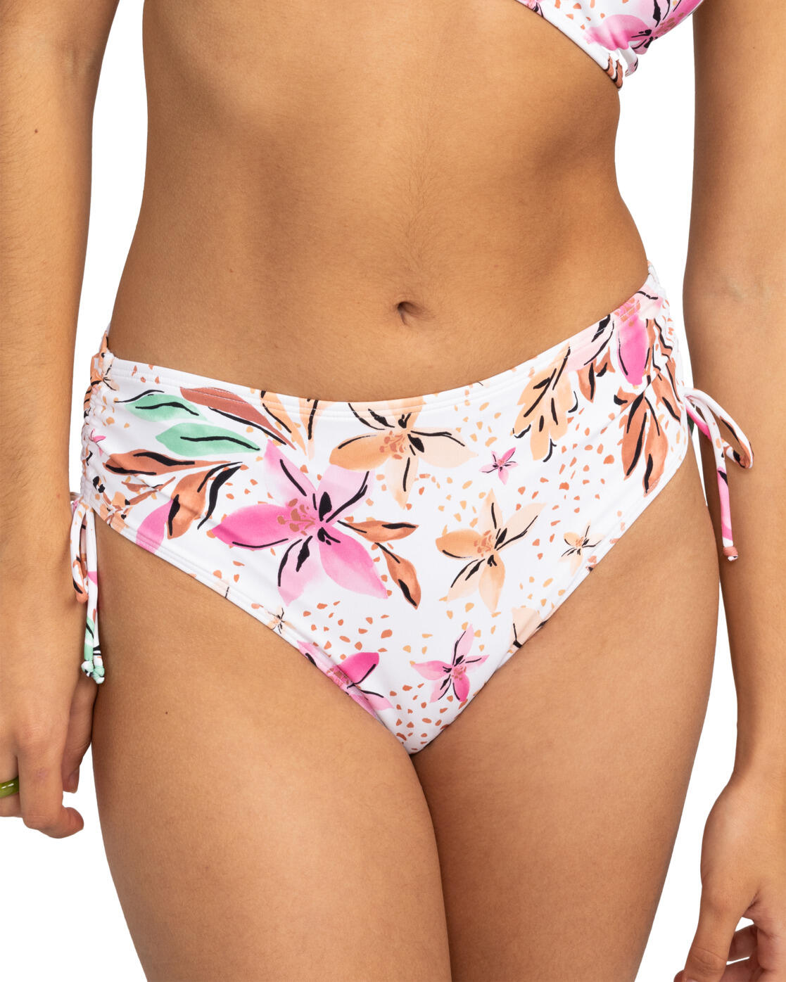 Braguita de bikini de cobertura moderada PRINTED BEACH CLASSICS Blanco Mujer 3/4